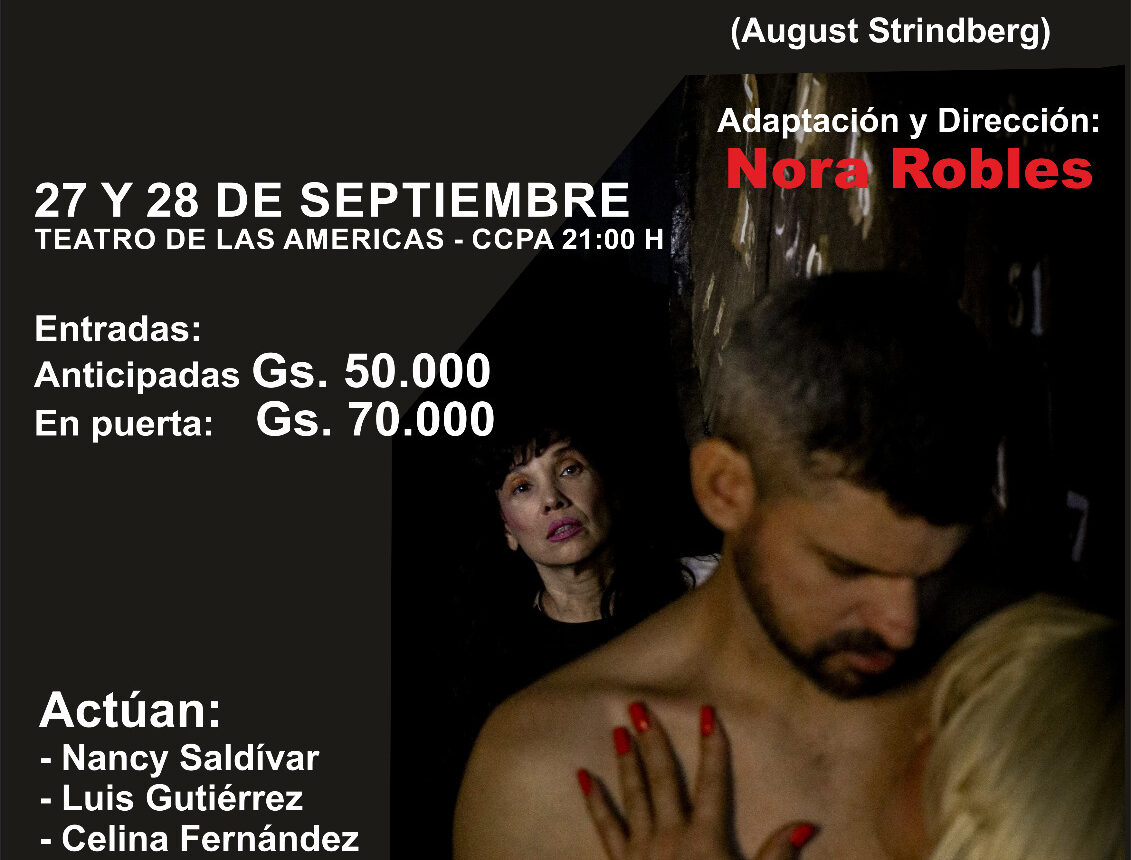 La obra teatral «El Secreto de la Señorita Julia» se estrena el 27 de septiembre