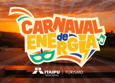 Turismo Itaipu proporciona experiência de Carnaval com pôr do sol, show de samba ao vivo e gastronomia no Mirante do Vertedouro.