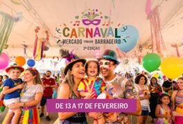 Mercado Barrageiro entra no ritmo do Carnaval de 13 a 17 de fevereiro