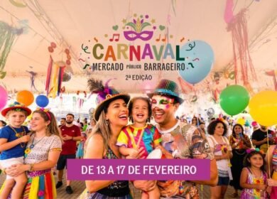 Mercado Barrageiro entra no ritmo do Carnaval de 13 a 17 de fevereiro