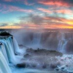 Por do Sol nas Cataratas do Iguaçu - Foto:SF Brit from San Francisco